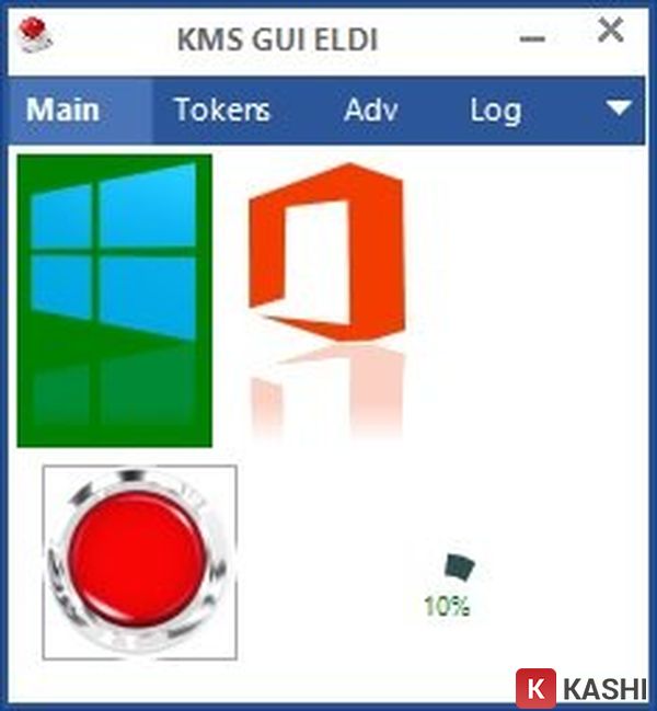 Kích hoạt bằng KMSpico