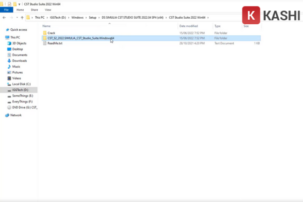 Nhấp đúp vào file cài đặt