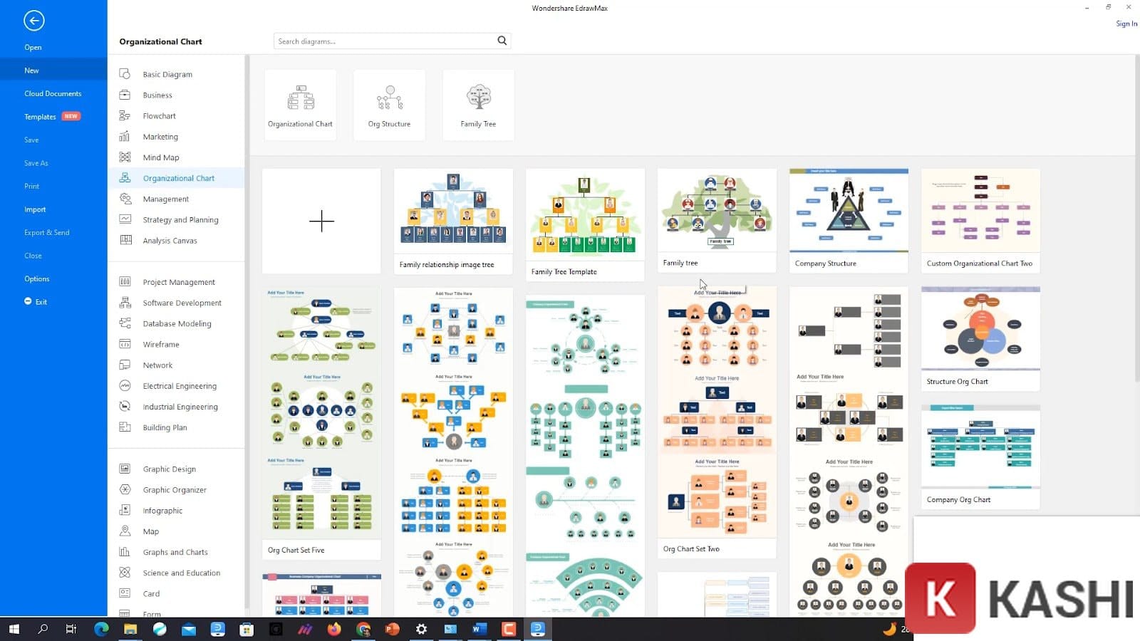 Giao diện EdrawMax