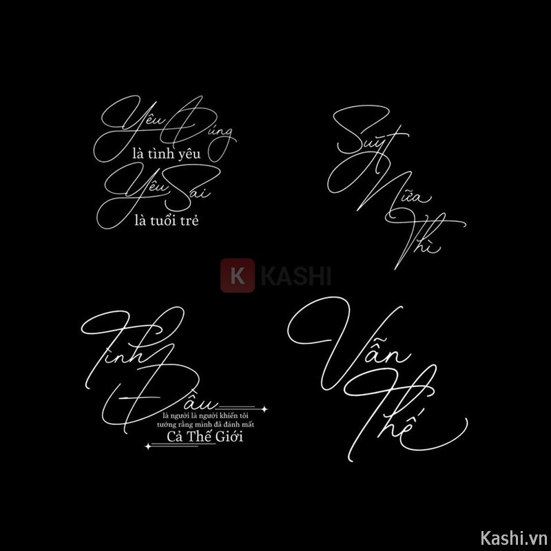 Font Việt Hóa - The Handwritten Watermark