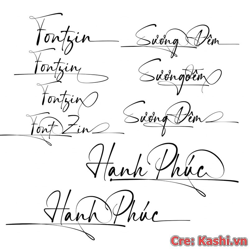 Font chữ ký cá nhân