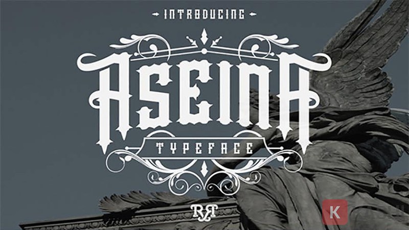 Font Aseina Typeface