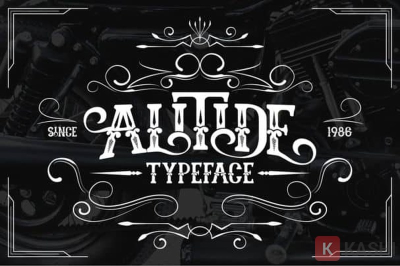 Alitide font