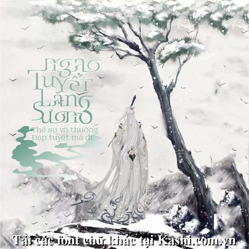 Font chữ tiếng Trung Việt hóa - Mẫu 2