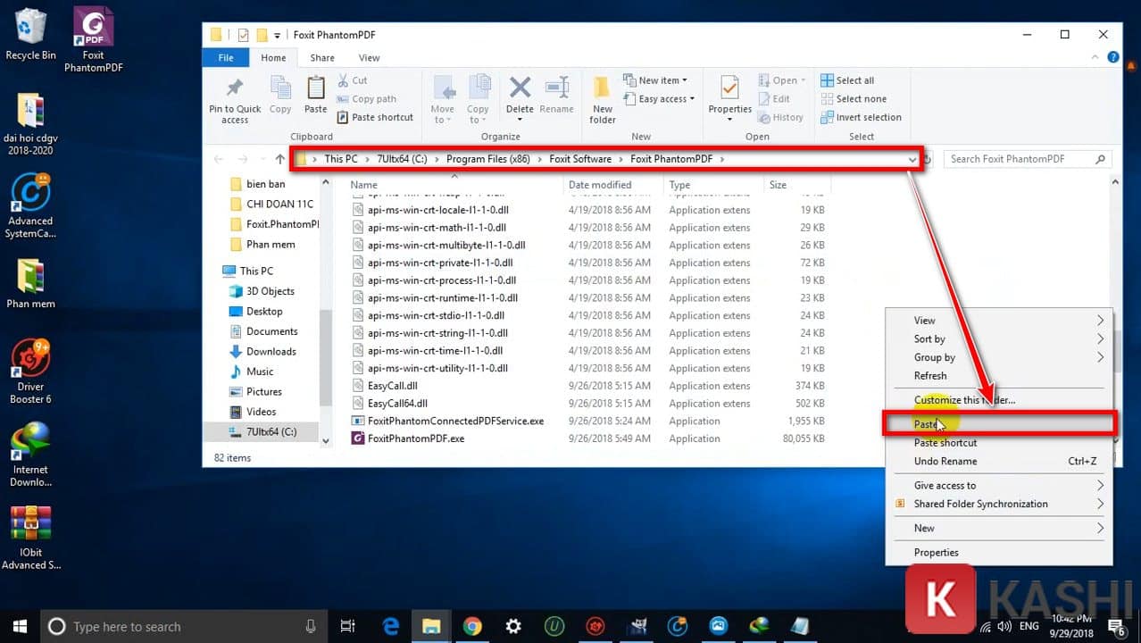 Dán file Patch vào thư mục cài đặt