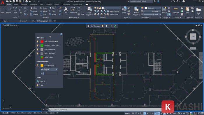 Giao diện phần mềm Autocad 2021