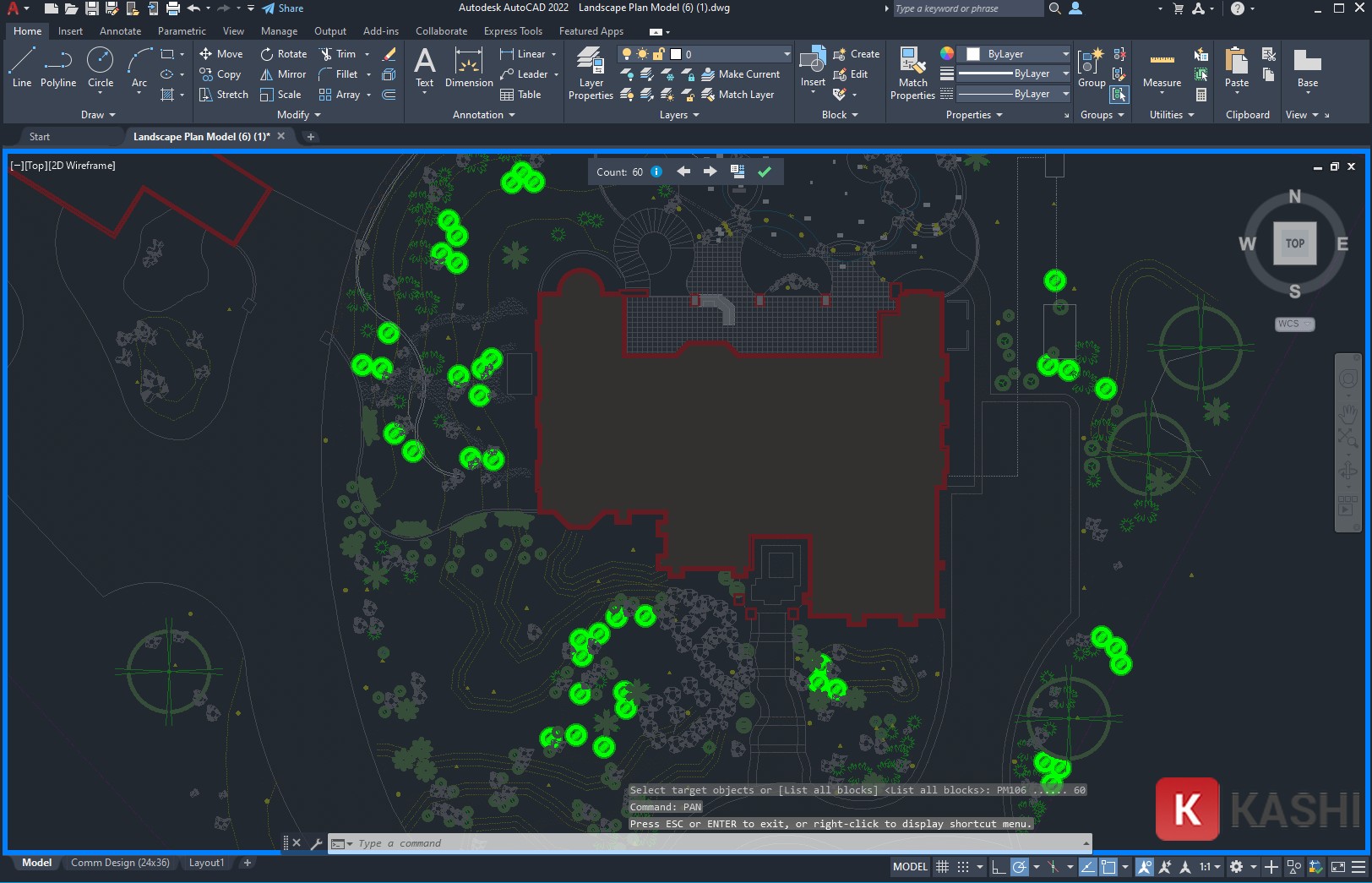 Giao diện phần mềm AutoCAD 2022