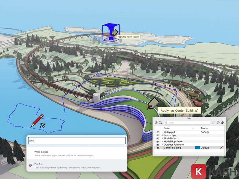 Giao diện SketchUp 2022