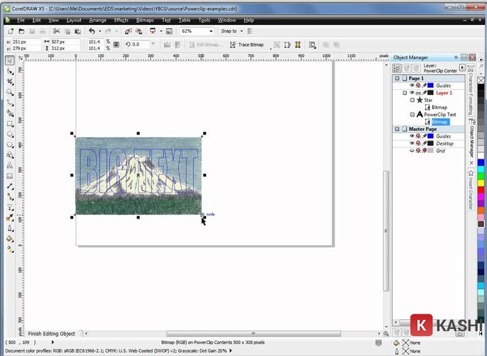 Giao diện CorelDRAW X5