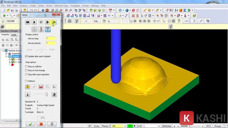 Giao diện Mastercam X5