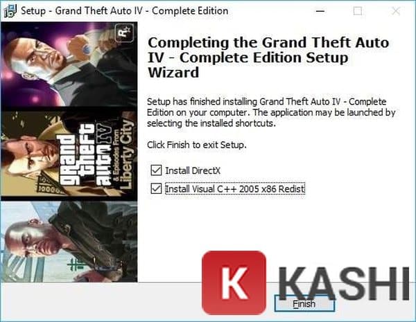 Hoàn tất cài đặt GTA 4