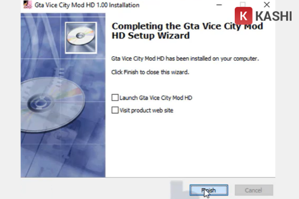 Hoàn tất cài đặt GTA Vice City