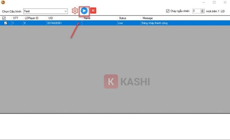Tiến hành hack like zalo