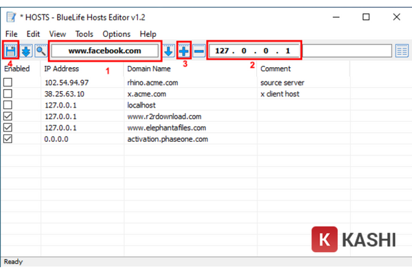 Chỉnh sửa file hosts với Hosts Editor