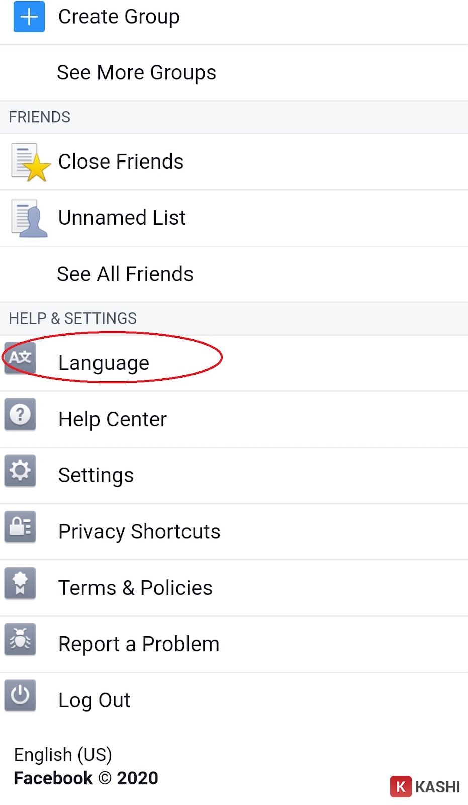 Cách Đổi Tên Facebook 1 Chữ Đơn Giản 2024 Chọn ngôn ngữ