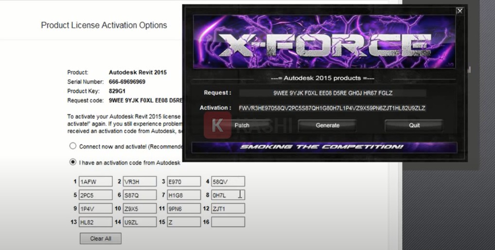 Nhập mã kích hoạt