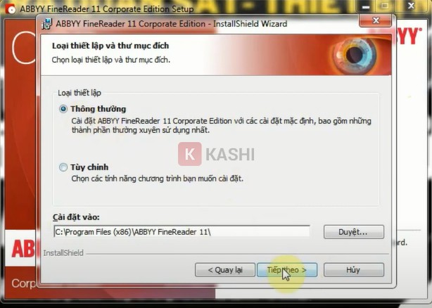 Thiết lập thông thường