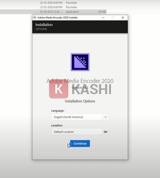 Tiếp tục cài đặt