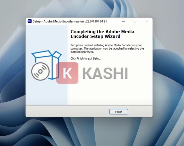 Hoàn thành cài đặt