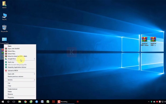 Ảnh minh họa cài đặt