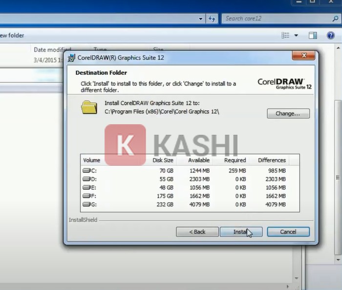 Cài đặt CorelDRAW 12