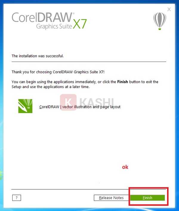 Hoàn tất cài đặt