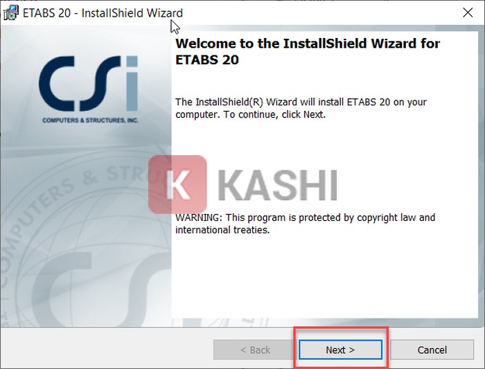 Các bước cài đặt ETABS 2020