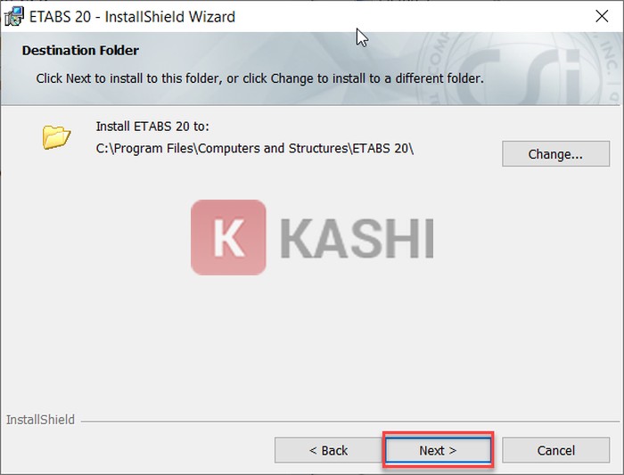 Các bước cài đặt ETABS 2020