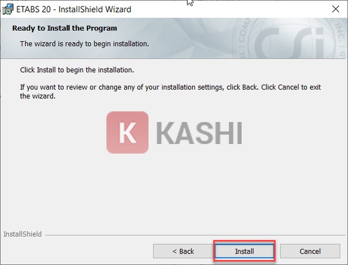 Các bước cài đặt ETABS 2020