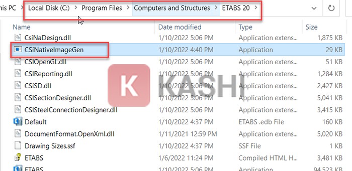 Các bước kích hoạt ETABS 2020
