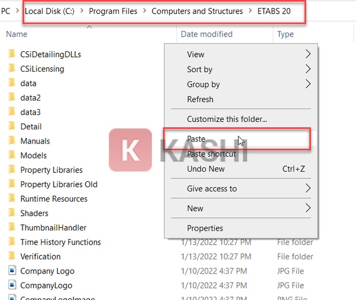 Các bước kích hoạt ETABS 2020