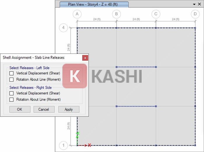 Mô hình kết cấu trong ETABS 2020