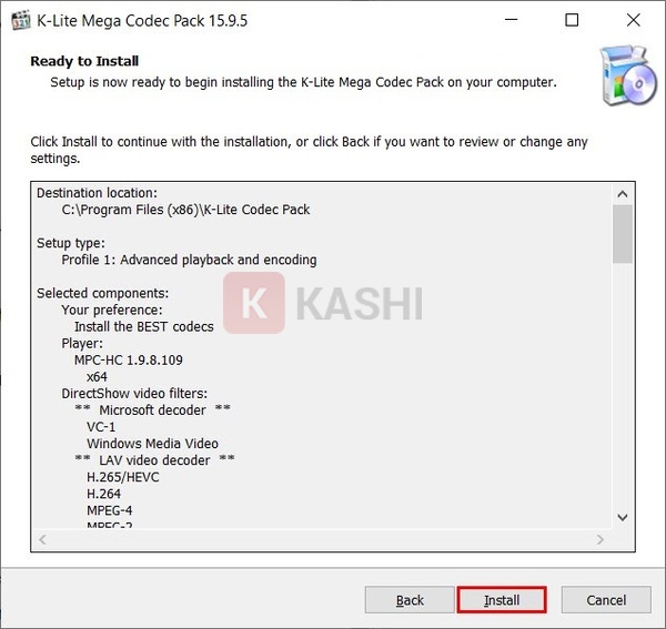 Hoàn tất cài đặt