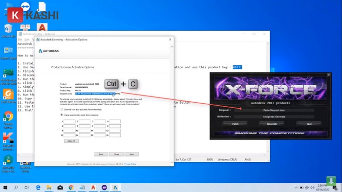 Sao chép Request code