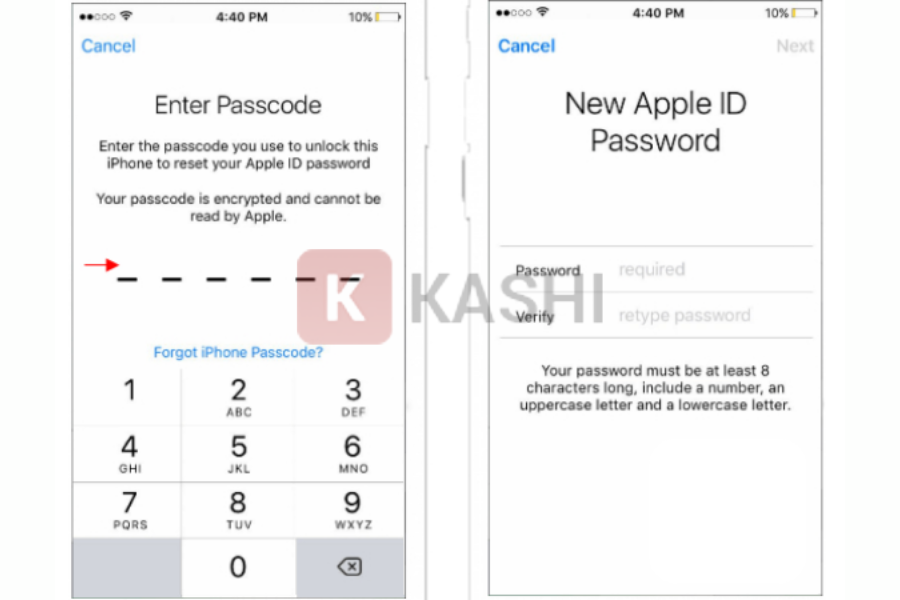 Tạo mật khẩu mới
