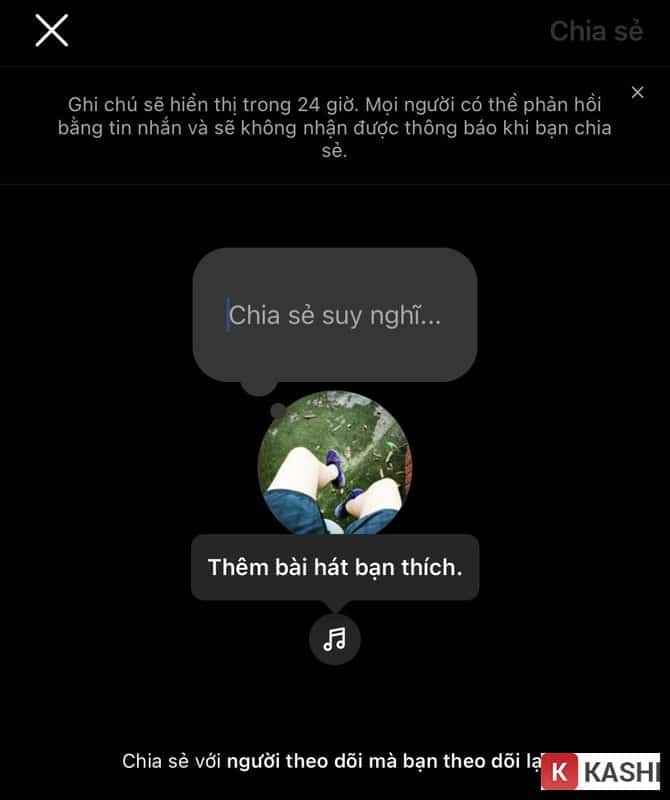 Ghi chú trên Instagram