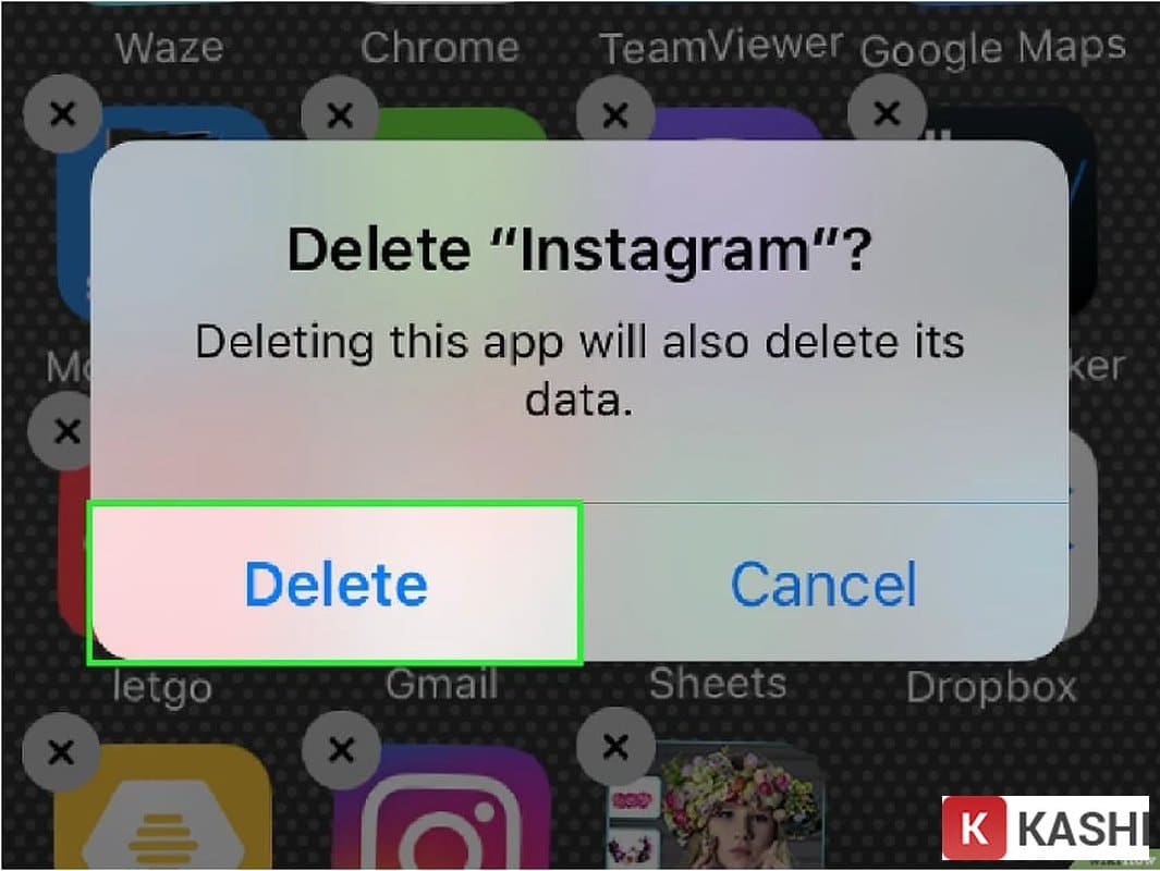Gỡ cài đặt Instagram