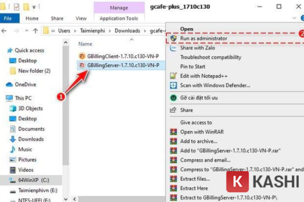 Hướng dẫn cài đặt GCAFE cho máy sử dụng mạng có dây 