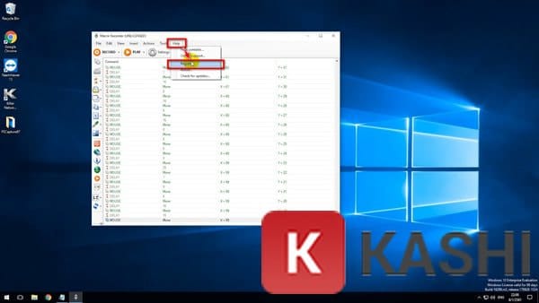 Kích hoạt Macro Recorder