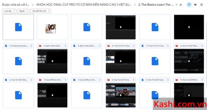 Khoá học Final Cut Pro X
