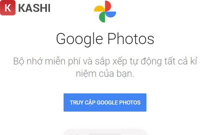 Đăng nhập vào Google Photos