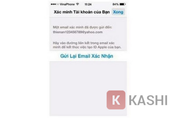 Gửi lại email xác nhận