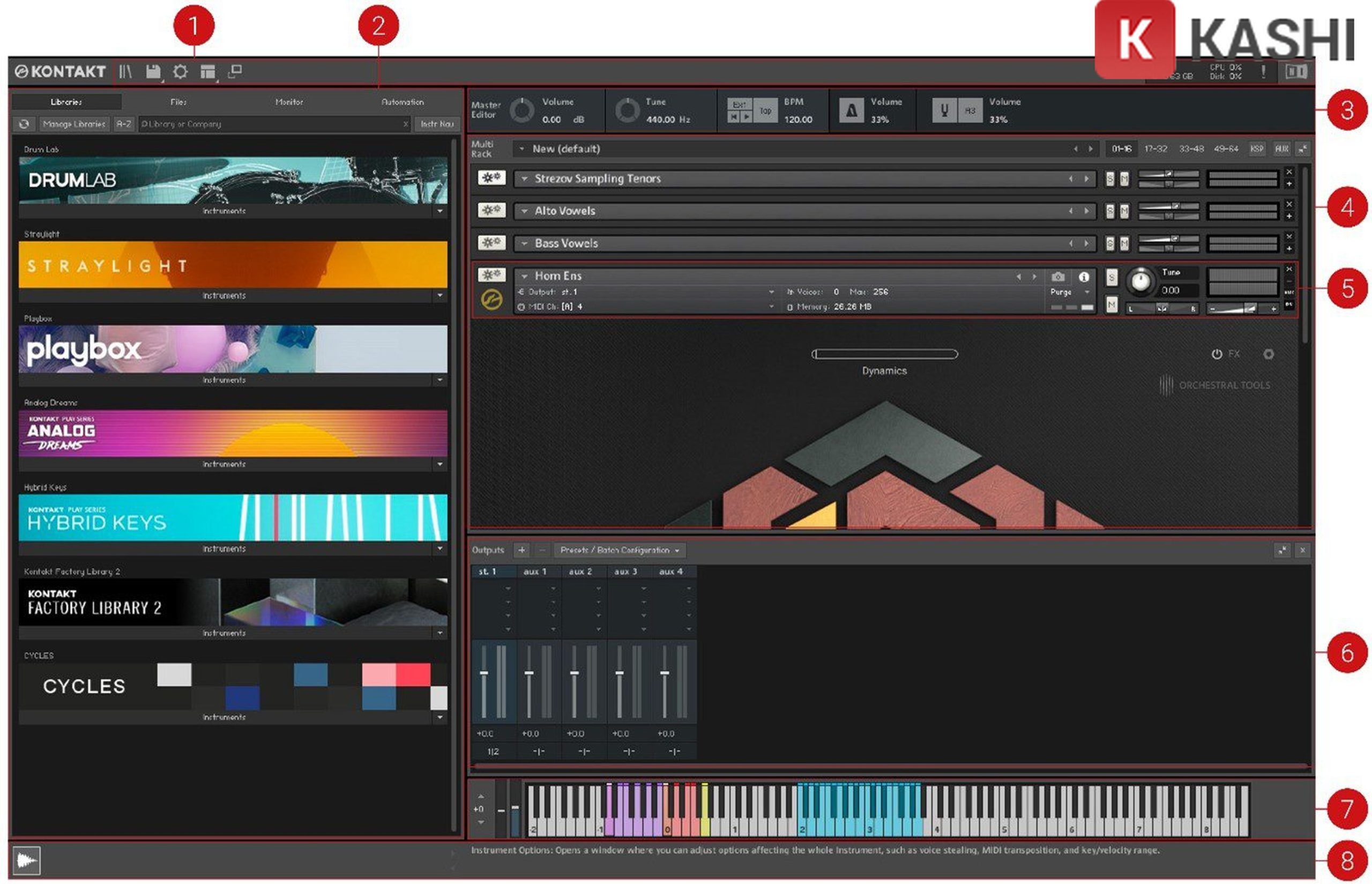 Tính năng mới trên phần mềm Kontakt 7