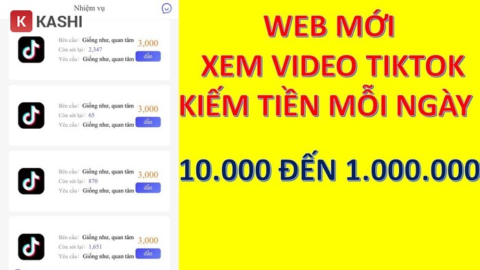 Cách làm nhiệm vụ TikTok kiếm tiền