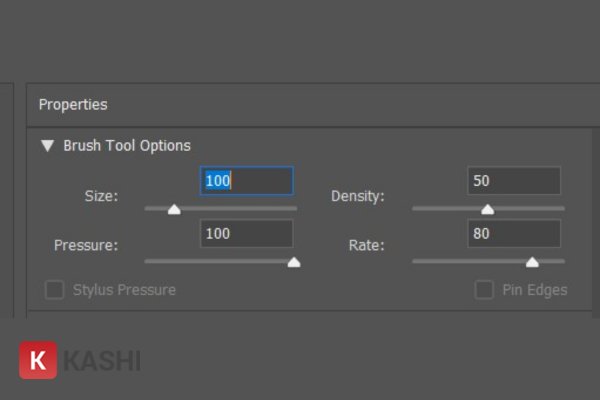 Cách điều chỉnh kích thước cọ trong Liquify