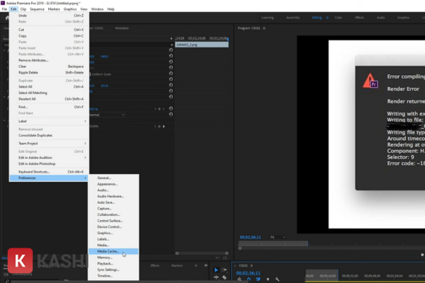 Truy cập Media Cache