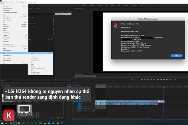 Xuất video trong Premiere