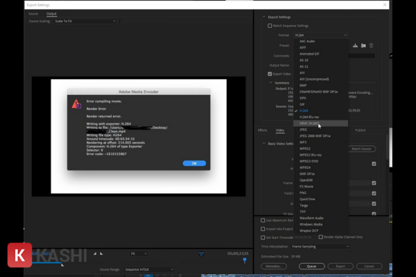 Chọn định dạng H.265