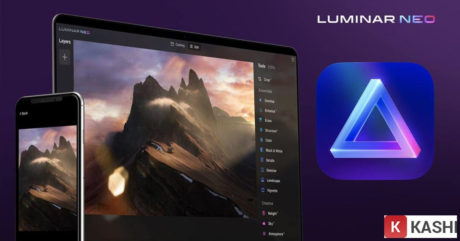 Giao diện Luminar Neo
