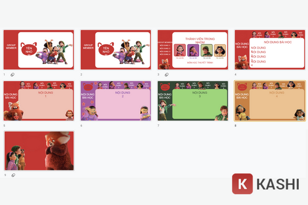 Mẫu Powerpoint Anime ngộ nghĩnh, đánh yêu